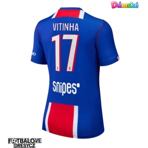 Paris Saint-Germain Vitinha #17 Dámské Domácí Dres 2026-27 Krátký Rukáv